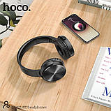 Навушники Hoco Foldable headphones DW01 |BT5.0, TF, AUX, 4Hours| Black, фото 5