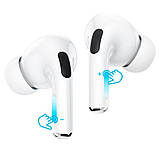 Навушники Hoco EW51 True wireless ANC noise reduction BT headset White, фото 8