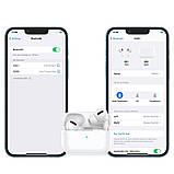 Навушники Hoco EW51 True wireless ANC noise reduction BT headset White, фото 10