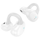 Навушники Hoco EW57 Auspicious clip-on true wireless BT headset  |BT5.3, 70/450mAh, 11h| White, фото 3