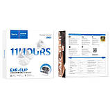 Навушники Hoco EW57 Auspicious clip-on true wireless BT headset  |BT5.3, 70/450mAh, 11h| White, фото 5