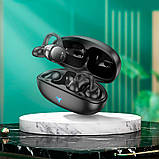 Навушники Hoco EW57 Auspicious clip-on true wireless BT headset  |BT5.3, 70/450mAh, 11h| Black, фото 3