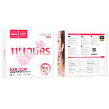Навушники Hoco EW57 Auspicious clip-on true wireless BT headset |BT5.3, 70/450mAh, 11h| Pink, фото 3