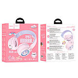 Навушники Hoco Cute fun BT headphones W50 Pink, фото 4