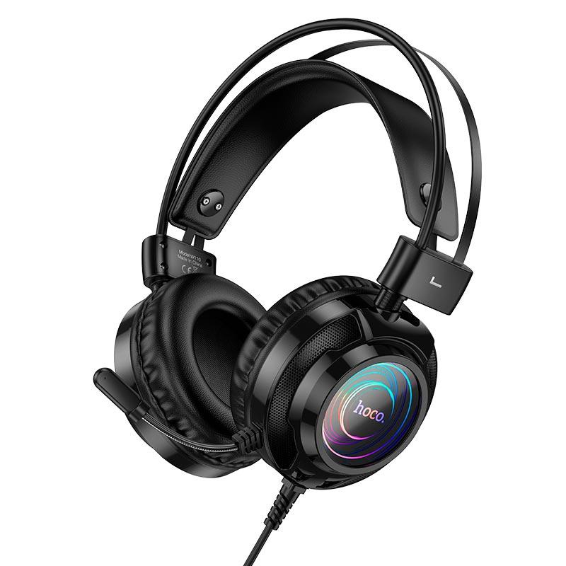 Навушники Hoco W110 Resource gaming headphones Black, фото 1