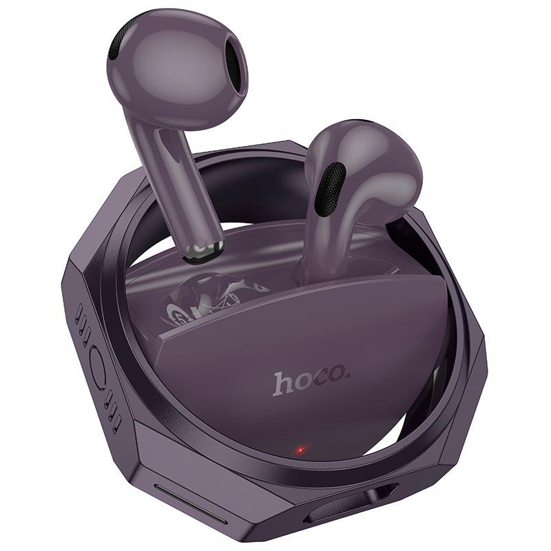 Навушники Hoco EW70 Glory true wireless BT headset  |BT5.5, 35/300mAh, 6h| Black-purple, фото 1