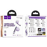 Навушники Hoco EQ7 Snowflake true wireless BT headset |BT5.3, 40/300mAh, 7h| Purple, фото 3