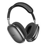 Навушники Hoco Happiness ANC noise reduction BT headphones W55 Plus |BT5.4, 65-90h, AUX/TF| Dark Grey, фото 2