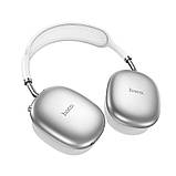 Навушники Hoco Happiness ANC noise reduction BT headphones W55 Plus |BT5.4, 65-90h, AUX/TF| Silver, фото 3