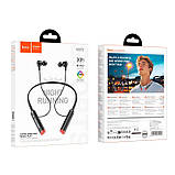 Навушники Hoco Benevolent neck-mounted BT earphones ES72 |BT5.4, 30h| Black, фото 4