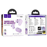 Навушники Hoco EQ19 Duke V true wireless BT headset |BT5.4, 40/400mAh, 7h| Purple, фото 3