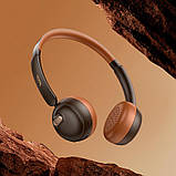 Навушники Hoco Verso retro BT headphones W62 |BT5.4, 30h| Brown, фото 3