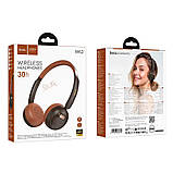 Навушники Hoco Verso retro BT headphones W62 |BT5.4, 30h| Brown, фото 4