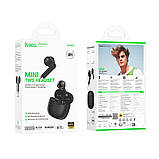 Навушники Hoco EW201 Graceful true wireless BT headset |BT5.4, 30/320mAh, 4h| Black, фото 3