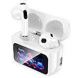 Навушники Hoco EW81 Elegant true wireless touch screen BT headset |BT5.4, 30/300mAh, 4h| White, фото 2