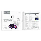 Навушники Hoco EW81 Elegant true wireless touch screen BT headset |BT5.4, 30/300mAh, 4h| White, фото 9