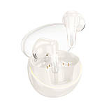 Навушники Hoco EW202 Magic true wireless BT headset  |BT5.4, 35/350mAh, 6h, ipx4| Milky white, фото 2