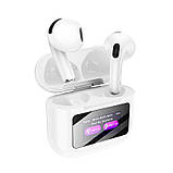 Навушники Hoco EW73 Randy true wireless BT headset with touch screen |BT5.4, 30/300mAh, 4h| White, фото 2