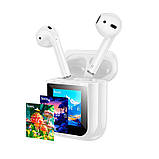 Навушники Hoco EW80 Magnificent true wireless touch screen BT headset |BT5.4, 30/300mAh, 4h| White, фото 3