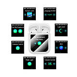 Навушники Hoco EW80 Magnificent true wireless touch screen BT headset |BT5.4, 30/300mAh, 4h| White, фото 6