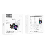 Навушники Hoco EW80 Magnificent true wireless touch screen BT headset |BT5.4, 30/300mAh, 4h| White, фото 9
