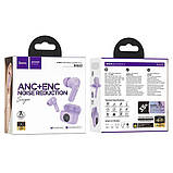 Навушники Hoco EQ22 singer true wireless ANC + ENC noise reduction BT headset |BT5.4, 40/400mAh, 6-7h| Purple, фото 3