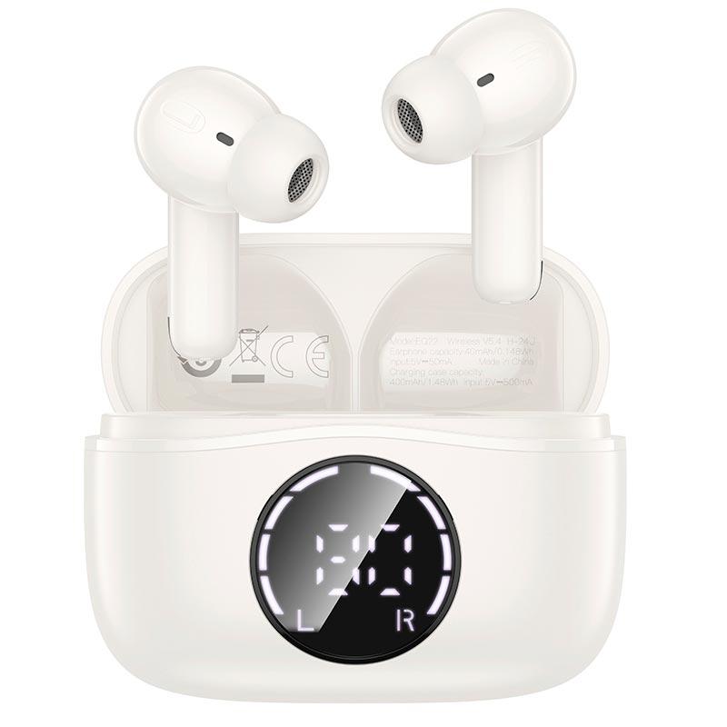 Навушники Hoco EQ22 singer true wireless ANC + ENC noise reduction BT headset |BT5.4, 40/400mAh, 6-7h| White, фото 1