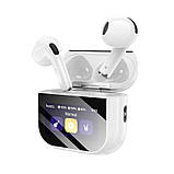 Навушники Hoco EW82 Sparkle true wireless touch screen BT headset  |BT5.4, 30/300mAh, 4h| White, фото 2