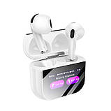 Навушники Hoco EW82 Sparkle true wireless touch screen BT headset  |BT5.4, 30/300mAh, 4h| White, фото 3
