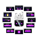 Навушники Hoco EW82 Sparkle true wireless touch screen BT headset  |BT5.4, 30/300mAh, 4h| White, фото 6