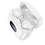 Навушники Hoco EQ2 Plus Thought true wireless BT headset |BT5.4, 40/320mAh, 7h| White, фото 2