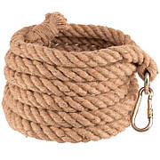 Канат спортивний BioGym для лазіння з кріпленням 7 м, коричневий