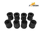 Втулка важеля верх + ниж ГАЗ 2410, 3102, 3110 гума (комп. 8шт) [ADS]