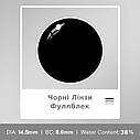 Чорні Кольорові Контактні Лінзи ФуллБлек | Лінзи для краси ( Нульовки ) | Крейзі/Косплей/Хелловін| Для світлих – чорних очей, фото 3