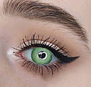 Зелені Лялькові Лінзи з діоптріями | Контактні лінзи для поганого зору | Натуральні-Природні | Оптичні лінзи, фото 4