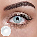 Сірі Кольорові Контактні Лінзи Айс Оушен| Лінзи для краси ( Нульовки ) |  Натуральні-Природні | Для світлих - чорних очей, фото 2