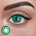 Бірюза – Зелені Кольорові Контактні Лінзи від ELITE Lens® | Лінзи для краси ( Нульовки ) | Натуральні | на 6міс., фото 2