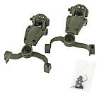 Кріплення на каску шолом для навушників Walker's Razor Slim Чебурашки, Green (WYS0206), фото 3