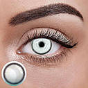 Сірі Кольорові Контактні Лінзи Дрім Pro | Лінзи для краси | Натуральні-Природні | Для світлих - чорних очей, фото 2