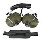 Активні навушники Walker's Razor Slim (оригінал) + кріплення заднє наголов'я під шолом, фото 3