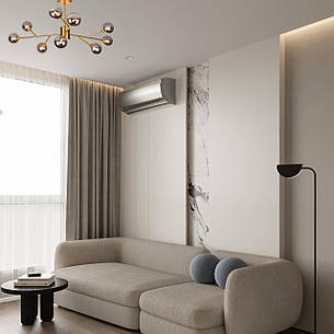 Бронзова сучасна люстра на 9 ламп (52-9806-9 BRZ+BK), фото 2