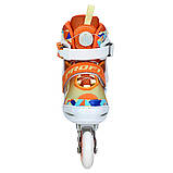 Ролики Prof1 розсувні (35-38) A4156-M-OR, фото 2