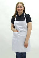 Фартук кухонный № 1408 Габардин белый