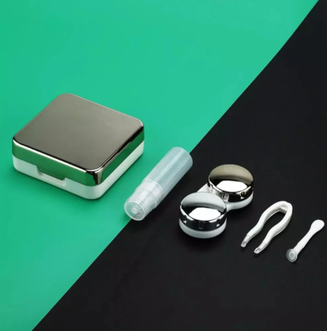 Дорожній набір для лінз золотий, фото 1