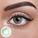 Зелені Лінзи з діоптріями Айс Колд | Контактні лінзи для поганого зору | Натуральні-Природні | Оптичні лінзи, фото 2