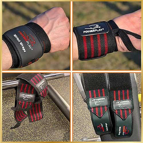 Бинт для фіксації зап'ястя Спортивний бандаж для кистьового суглоба Бинти для зап'ястя спортивні PowerPlay