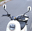 Дзеркала на скутер, мотоцикл 2 шт, забезпечують широкий кут огляду та обертаються на 360°, фото 4