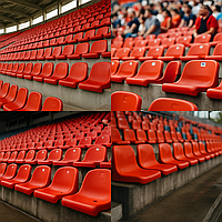 Сидіння для трибун, сидіння стадіонне