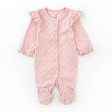 Комплект чоловічок з шапочкою для дівчинки Hearts, фото 2