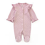 Комплект чоловічок з шапочкою для дівчинки Hearts, фото 2